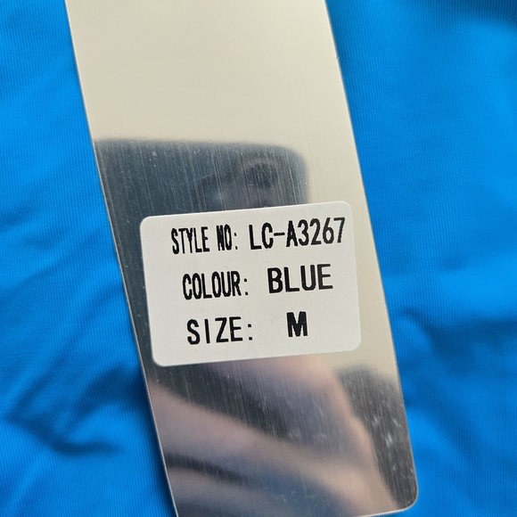 Lizette Collection Blue Sleeveless Top - Picture 7 of 7